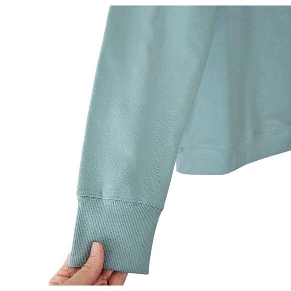 Unisex Latino Heritage Month "Hola!" Sweatshirt Size S Mint Green Casual - Picture 5 of 9